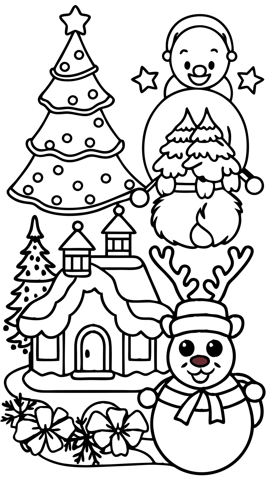 pages à colorier chrismas